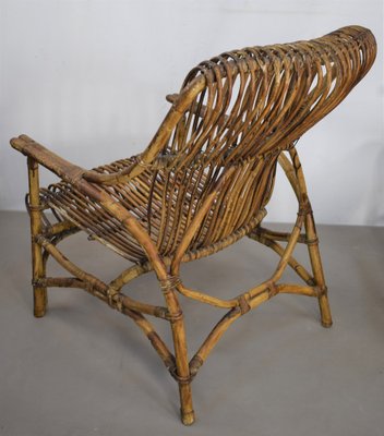 Chairs in Bamboo, Italy, 1960s, Set of 2-AOL-1245751