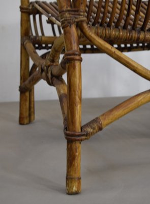 Chairs in Bamboo, Italy, 1960s, Set of 2-AOL-1245751