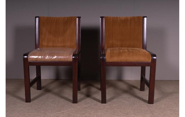 Chairs in Beech Wood and Velvet, Set of 2-SRP-1732812