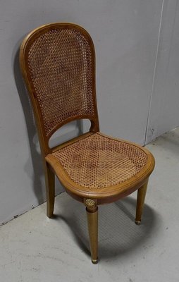 Chairs in Cane & Solid Blonde Cherry, 1920s or 1930s, Set of 2-RVK-1222075