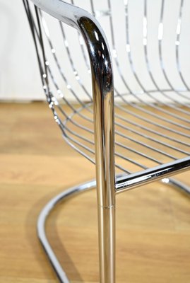 Chairs in Chromed Metal by Gastone Rinaldi for Rima, 1970s, Set of 6-RVK-1800250