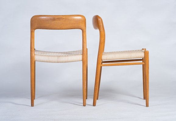 Chairs in Oak by Niels Otto Møller, 1960s, Set of 4-ZGQ-2038147