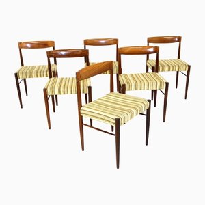 Chairs in Rosewood by H W Klein for Bramin, Denmark, 1960, Set of 6-GEK-1279572