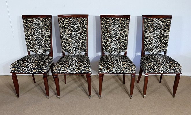 Chairs in Solid Beech, 1960s, Set of 4-RVK-1275099