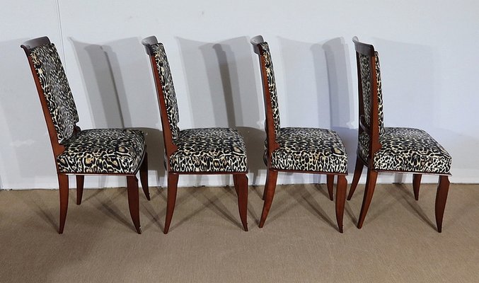 Chairs in Solid Beech, 1960s, Set of 4-RVK-1275099