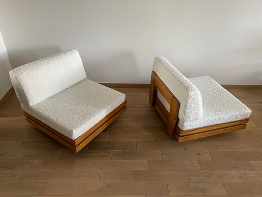 Chairs in Solid Elm from Maison Regain, 1960s, Set of 2-OTV-1078216