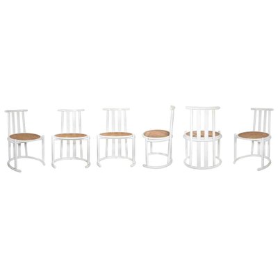 Chairs in the style of Baumann, Italy, 1970s, Set of 6-ZCI-2029227