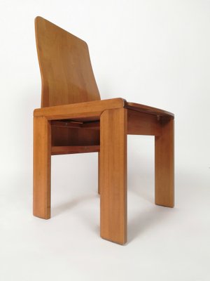 Chairs in the style of Carlo Scarpa, Italy, 1970s, Set of 6-UIW-1447796