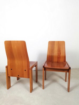 Chairs in the style of Carlo Scarpa, Italy, 1970s, Set of 6-UIW-1447796