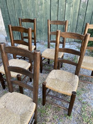 Chairs in the Style of Charlotte Perriand, 1950, Set of 6-SSK-1012979