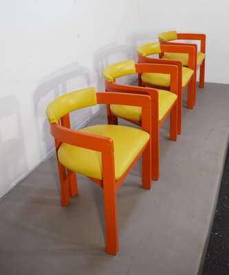 Chairs in the style of Pi Greco, Italy, 1960s, Set of 4-AOL-1754593