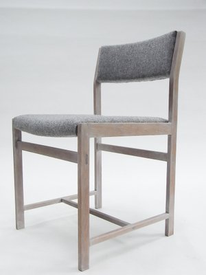 Chairs in Whitened Oakwood & Kvadrat Fabric, Set of 2-EP-1770536