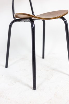 Chairs in Wood and Metal, 1950s, Set of 4-CEJ-1082086