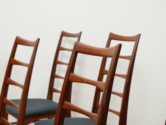 Chairs Model Lis by Niels Koefoed Teak for Koefoeds Møbelfabrik, Set of 6-ICF-2028822