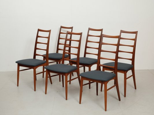 Chairs Model Lis by Niels Koefoed Teak for Koefoeds Møbelfabrik, Set of 6-ICF-2028822