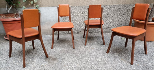 Chairs Model S11 by Angelo Mangiarotti for the Cantu Mobile Source, 1960s, Set of 4