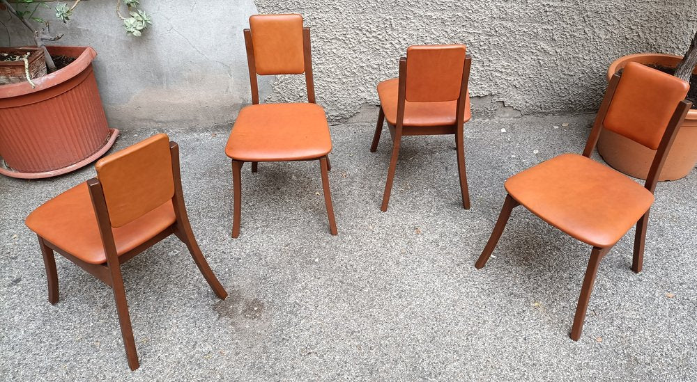 Chairs Model S11 by Angelo Mangiarotti for the Cantu Mobile Source, 1960s, Set of 4