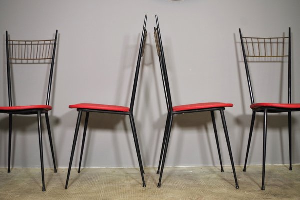 Chairs Set, Set of 6, 1950s-KNM-1186290