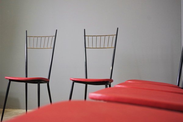 Chairs Set, Set of 6, 1950s-KNM-1186290