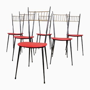 Chairs Set, Set of 6, 1950s-KNM-1186290