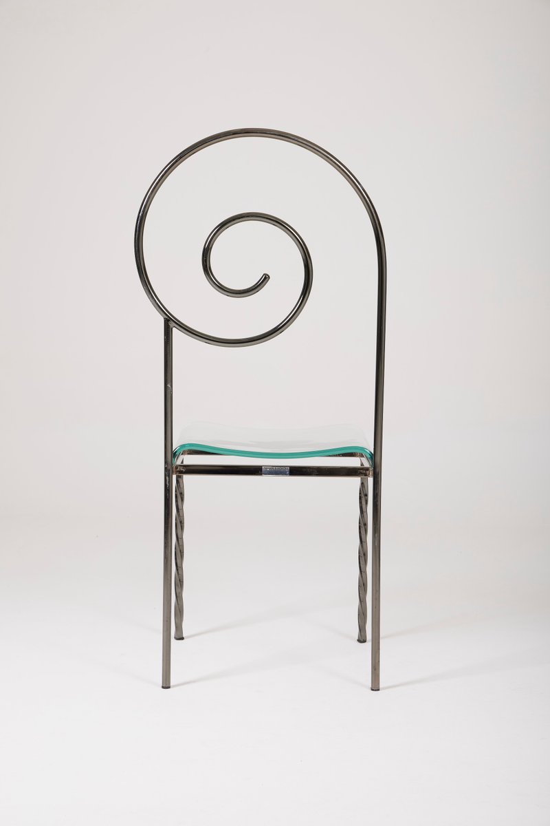 Chairs Suspiral by Luigi Serafini, Set of 4