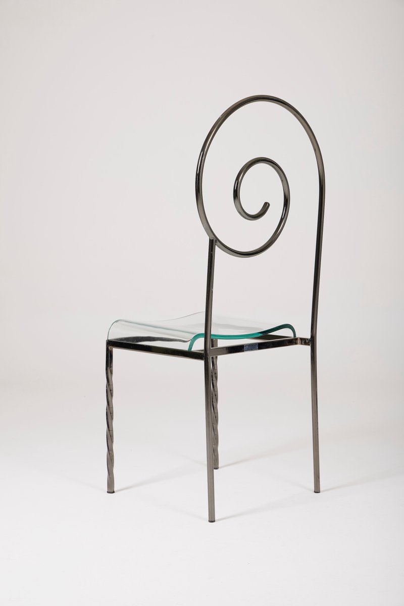 Chairs Suspiral by Luigi Serafini, Set of 4