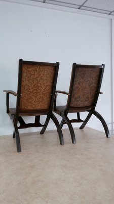 Chairs & Table by Angel I. Pazmino for Muebles de Estilo, Ecuador, 1960s, Set of 3-KK-936167