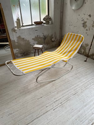 Chaise Longue in Yellow and White-LCU-991809