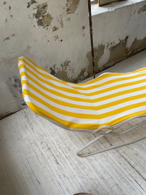 Chaise Longue in Yellow and White-LCU-991809