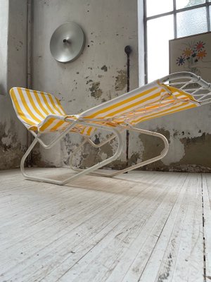 Chaise Longue in Yellow and White-LCU-991809