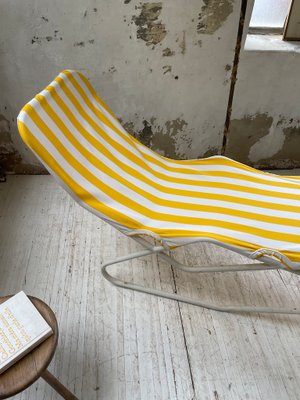 Chaise Longue in Yellow and White-LCU-991809