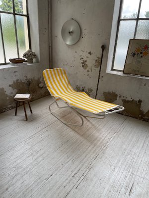 Chaise Longue in Yellow and White-LCU-991809