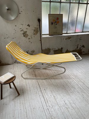 Chaise Longue in Yellow and White-LCU-991809