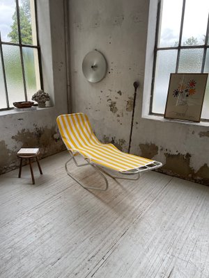 Chaise Longue in Yellow and White-LCU-991809