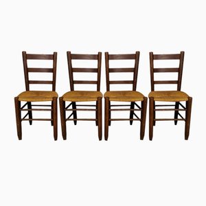 Chalet Style Chairs by Charlotte Perriand, 1960s, Set of 4-EAD-1747177