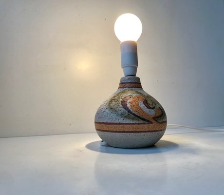 Chamotte Ceramic Table Lamp by Noomi Backhausen for Søholm, 1970s-LCR-881114