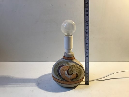 Chamotte Ceramic Table Lamp by Noomi Backhausen for Søholm, 1970s-LCR-881114