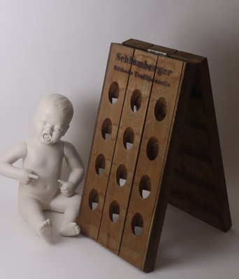 Champagne Wine Rack in Oak, 1980s-ESB-1436303