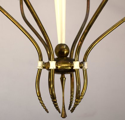 Chandelier 6 Lights, Italy, 1950s-AOL-1772597