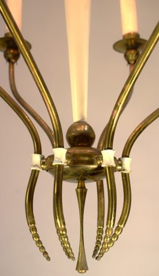 Chandelier 6 Lights, Italy, 1950s-AOL-1772597