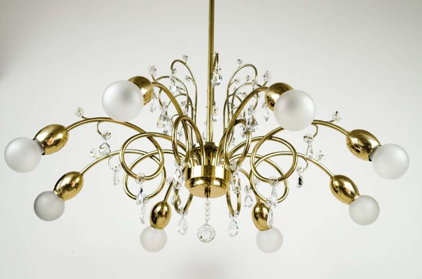 Chandelier Attributed to J. & L. Lobmeyr for Lobmeyr, 1950s-SPD-868501