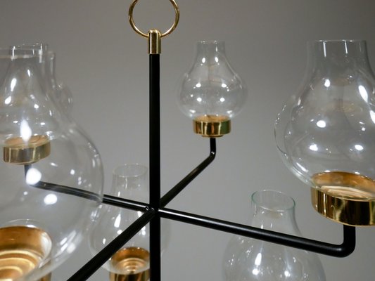 Chandelier by Anders Pehrson for Ateljé Lyktan, 1960s-OGU-593730