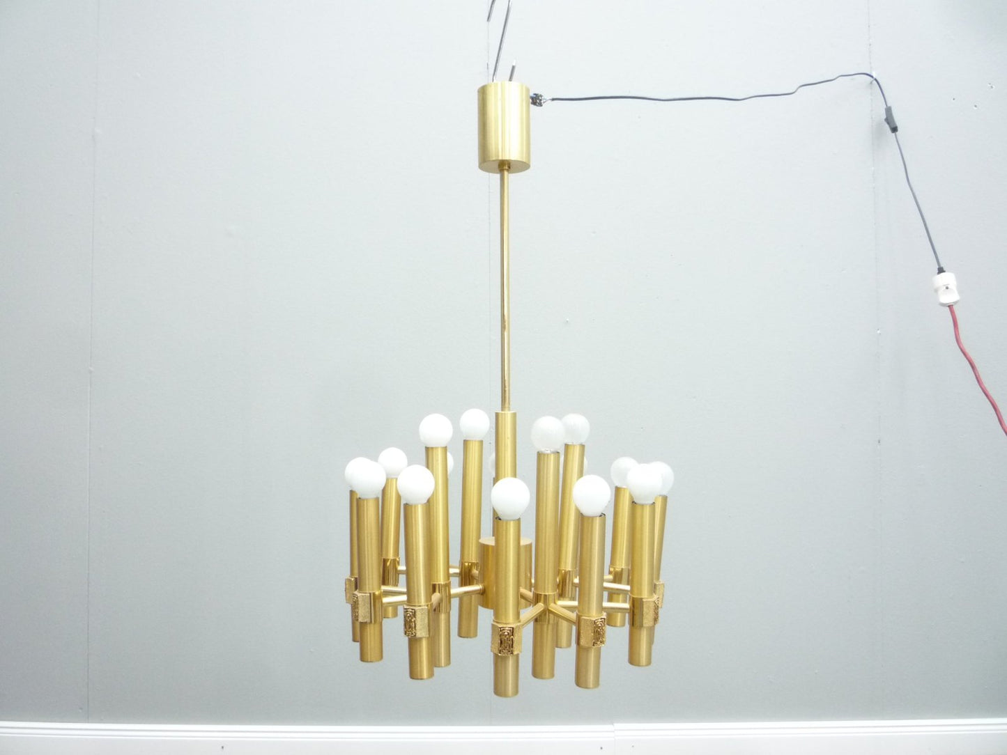 Chandelier by Angelo Brotto for Esperia, 1960s