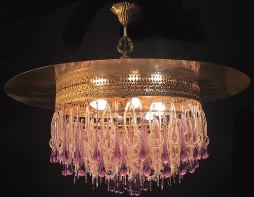 Chandelier by Barovier & Toso, 1960s-MBH-1032240