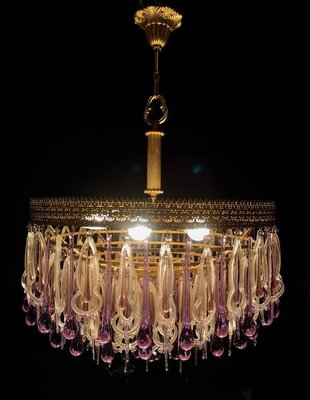 Chandelier by Barovier & Toso, 1960s-MBH-1032240