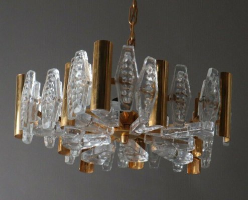 Chandelier by Carl Fagerlund for Orrefors, 1960s-ESB-1376810