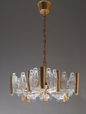 Chandelier by Carl Fagerlund for Orrefors, 1960s-ESB-1376810