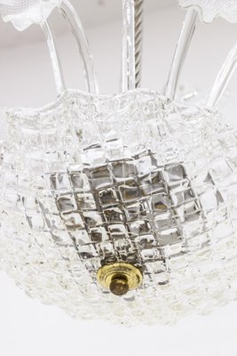 Chandelier by Fritz Kurz for Orrefors, 1950s-KO-770025