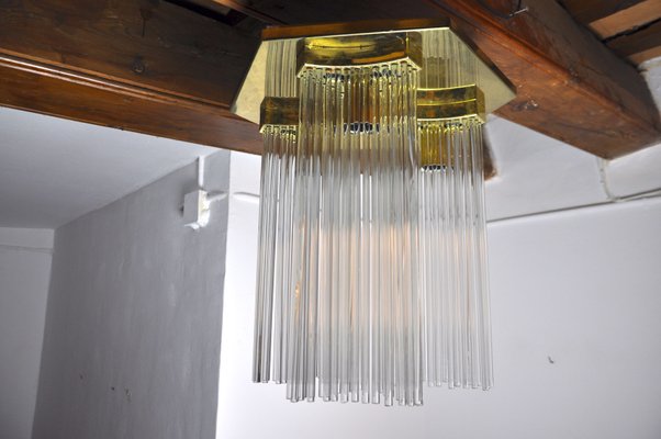 Chandelier by Gaetano Sciolari for Lightolier, Italy, 1970s-EJE-960608