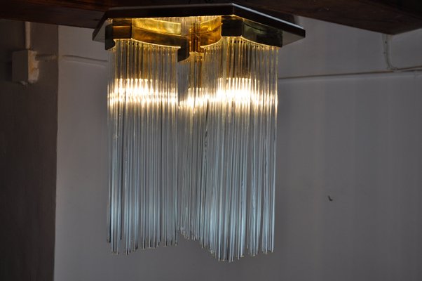 Chandelier by Gaetano Sciolari for Lightolier, Italy, 1970s-EJE-960608